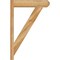 Ekena Millwork Traditional Craftsman Rough Sawn Outlooker, Western Red Cedar, 6"W x 24"D x 36"H OUT06X24X36TRA04RWR - alternate 2